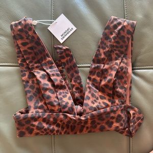 NWT Monday Swimwear Aruba Top / Dark Jaguar / Small